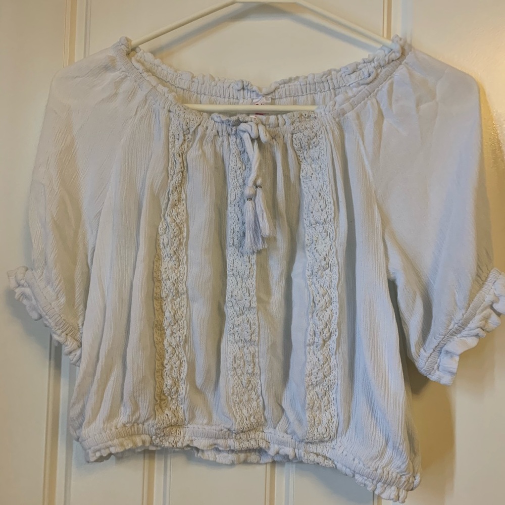 Girls White Blouse